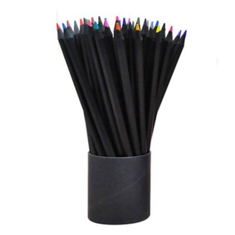 36 قطعة أقلام رصاص ملونة الرسم ، مجموعة أقلام رصاص قابلة للذوبان في الماء القائمة على النفط ، لا الشمع ، للأطفال والكبار الرسم ، العبث