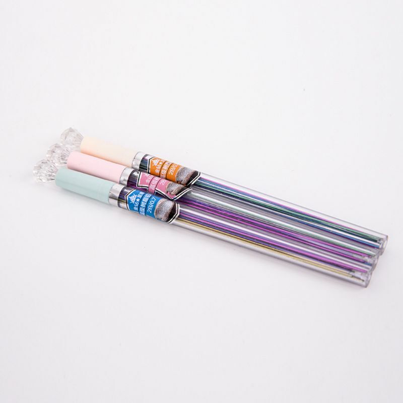 قلم رصاص ميكانيكي ملون 0.5 مللي متر/0.7 مللي متر ، قلم رصاص آلي ، ألوان رسم ، ألوان رصاص ، عبوات 2B