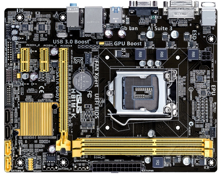 ل Asus H81M-K سطح المكتب اللوحة H81 المقبس LGA 1150 i3 i5 i7 DDR3 16G مايكرو ATX UEFI BIOS الأصلي تستخدم اللوحة الرئيسية رائجة البيع