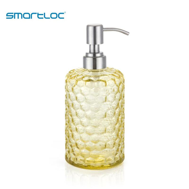 Smartloc-موزع صابون يدوي زجاجي ، مضخة حائط ، دش ، شامبو ، زجاجة أوتوماتيكية ، مطبخ ذكي ، مجموعة ملحقات الحمام ، 600 مللي