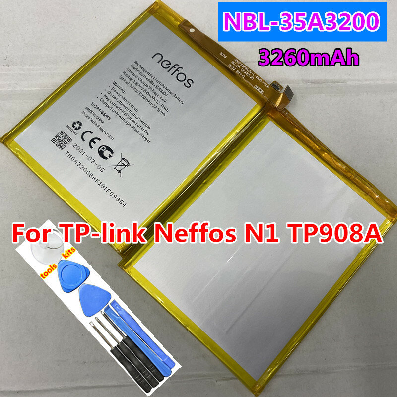 جديد الأصلي 3260mAh بطارية NBL-35A3200 للهاتف المحمول TP-link Neffos N1 TP908A