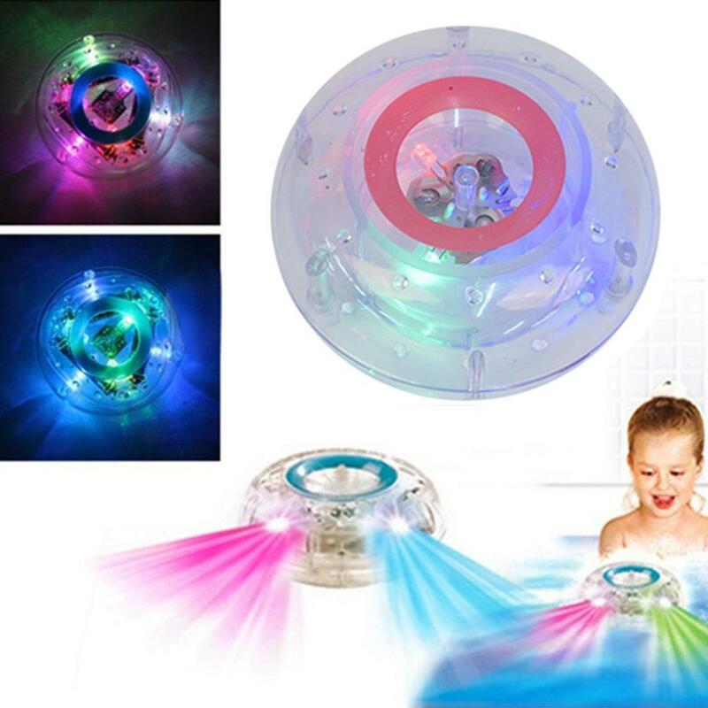 مقاوم للماء الملونة مضيئة حوض الاستحمام ضوء حمام لعبة متعددة LED أضواء حمام الطفل ضوء وامض اللعب اللون مع