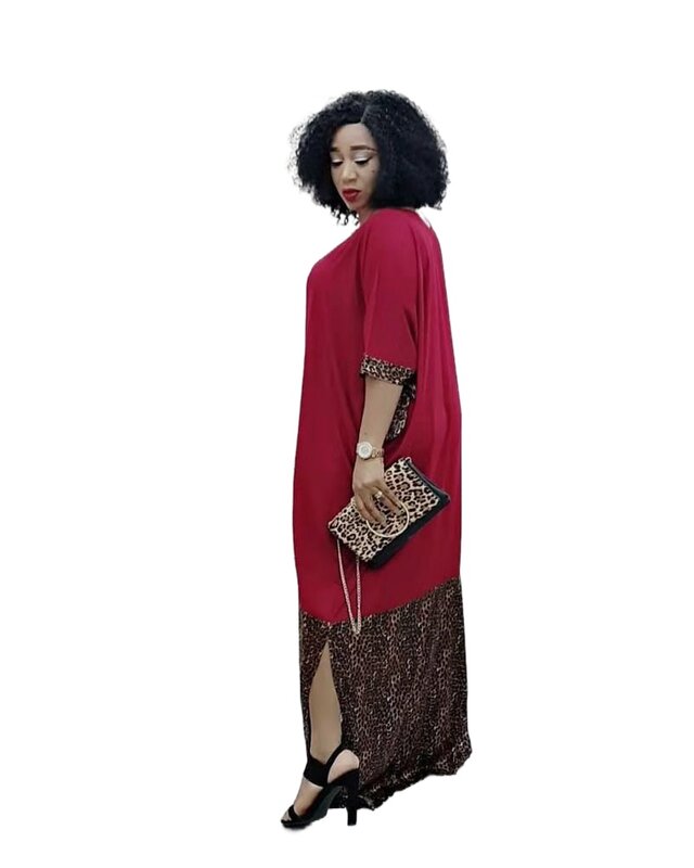 فستان افريقي طويل برقبة دائرية للنساء ، تونك مثير ، طويل ، ملهى ليلي ، ملابس افريقية ، مجموعة ربيع 2021