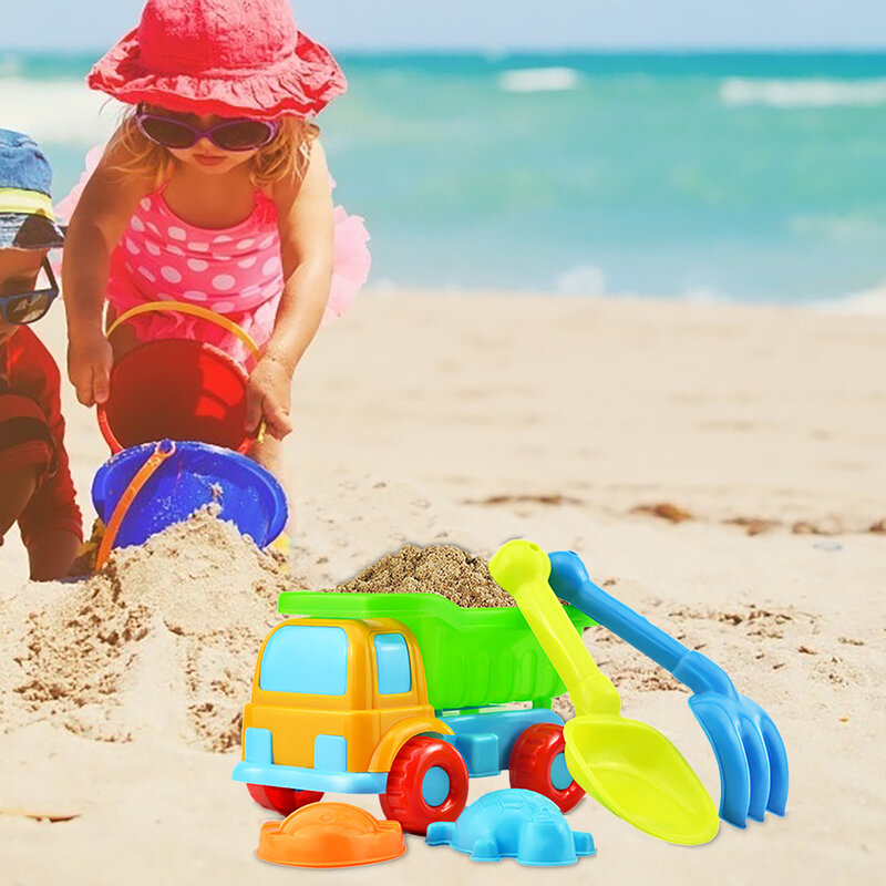 أطفال ألعاب للشاطئ مجموعة صديقة للبيئة شاطئ اللعب اللعب لفصل الصيف في الهواء الطلق الرمال المياه عربة الأطفال رمل مجموعة أدوات اللعب الشاطئ