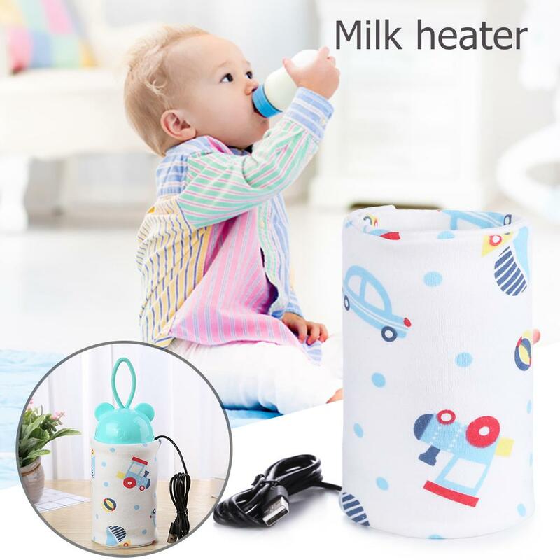 USB زجاجة حليب الأطفال دفئا سخان المحمولة في الهواء الطلق كوب حليب سخان الرضع زجاجة تستخدم في الرضاعة سلامة زجاجة حرارية التدفئة حقيبة