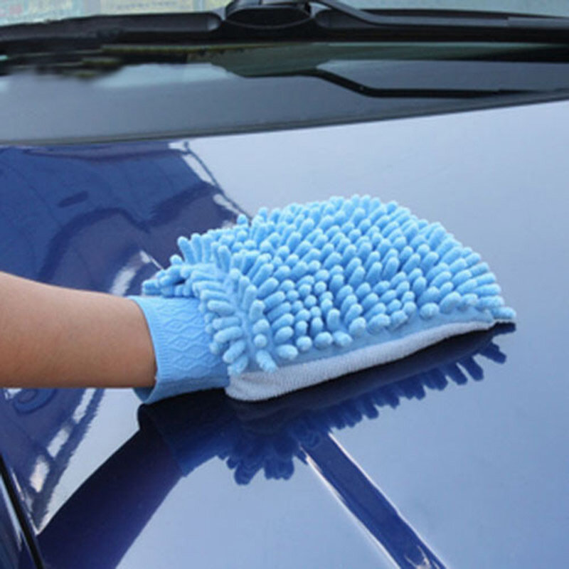 ستوكات غسل قفازات لليدين غسيل السيارات المنزلية قفاز نافذة الجسم الغبار قفاز التنظيف الوجهين