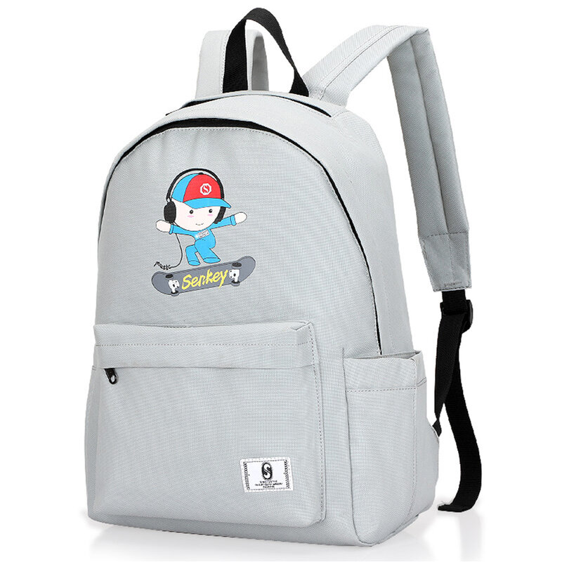 SenkeyStyle المراهقين الحقائب المدرسية للطلاب سعة كبيرة حقائب مدرسية للبنين الشباب اليومية حقيبة مقاوم للماء حقيبة عادية