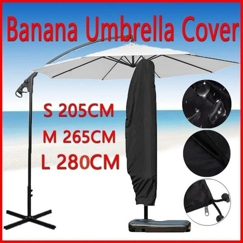 غطاء مظلة على شكل موز ، غطاء مظلة للفناء ، غطاء مظلة كبير ، مقاوم للماء والغبار