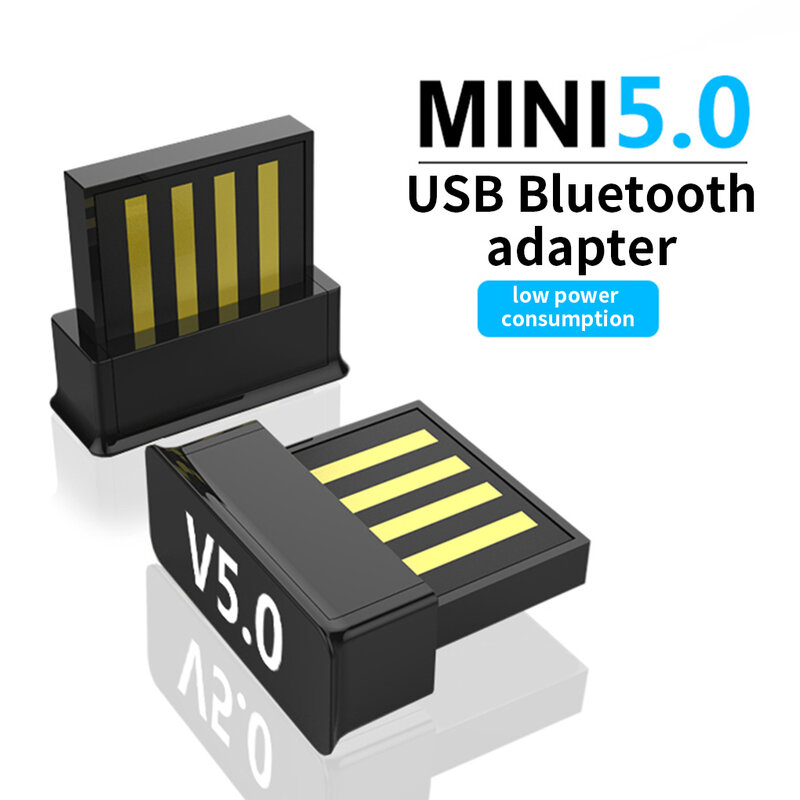 دونجل USB Bluetooth 5.0 ، محول طاقة منخفضة ، مستقبل صوت لاسلكي ، جهاز إرسال لسماعات الرأس ، كمبيوتر محمول
