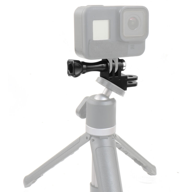 360 درجة الدورية موصل مشترك قوس ث/90 درجة الكوع برغي تركيب ثلاثي محول ل Gopro 9 8 Sjcam يي كاميرات تصوير الحركة