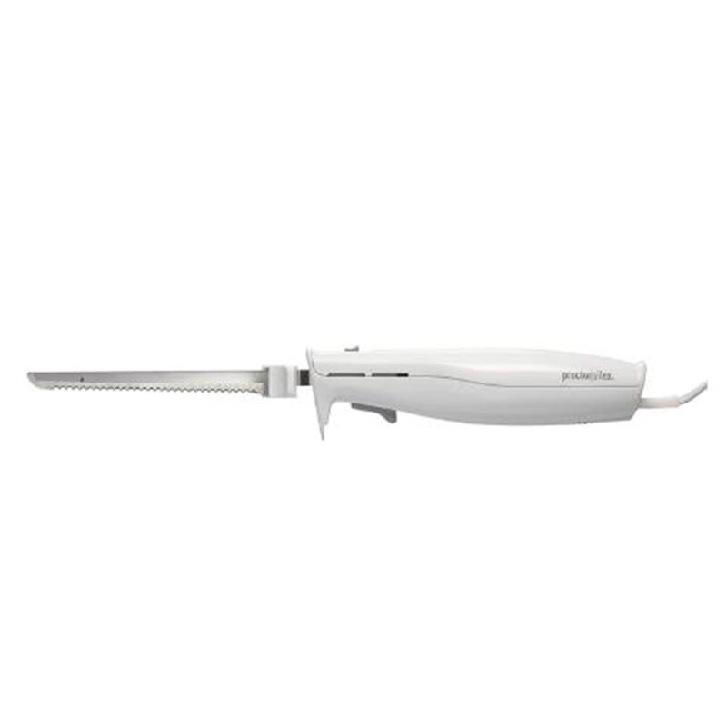 سكين كهربائي من Proctor Silex سهل القطع لنحت اللحوم والدواجن والخبز وصياغة الرغوة وأكثر من ذلك ، خفيف الوزن مع Gr احيط