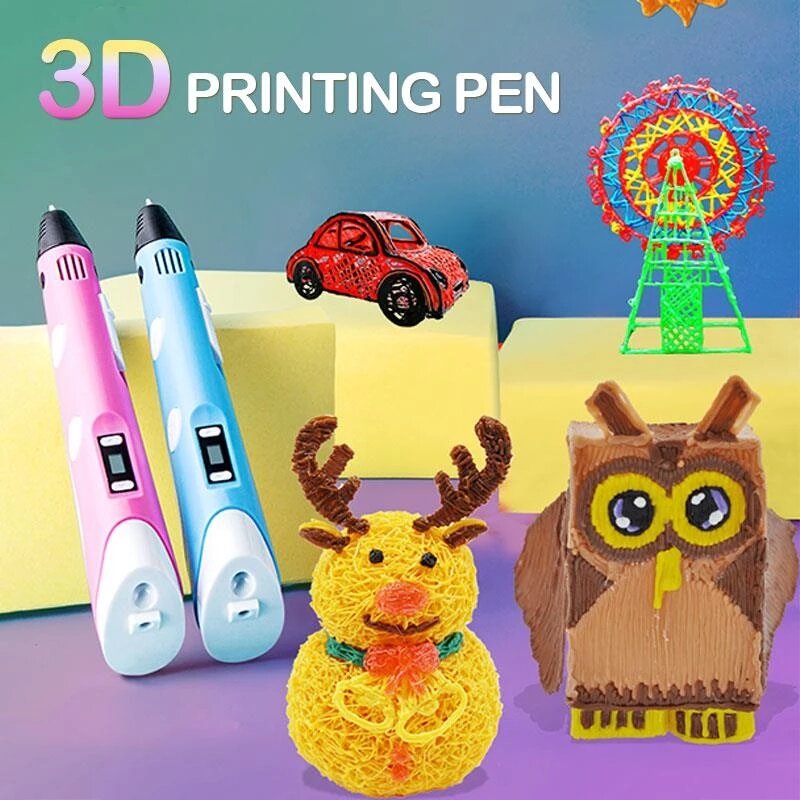 لتقوم بها بنفسك ثلاثية الأبعاد الطباعة القلم لعب للأطفال ذكي الرسم الطباعة القلم مع شاشة ديجيتال لعبة الإبداعية للأطفال تصميم الرسم