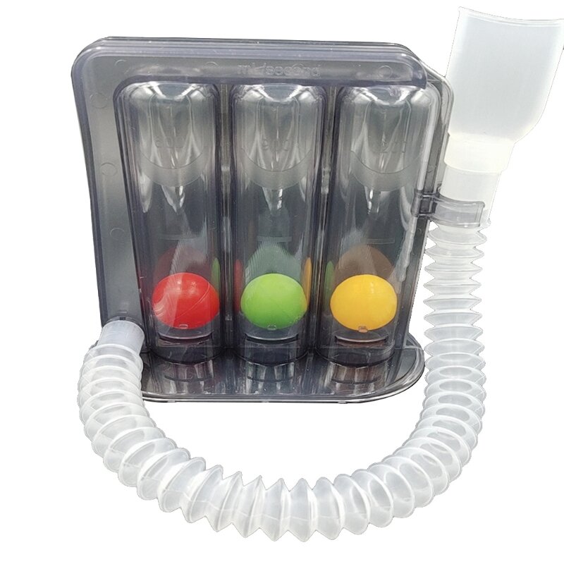 جهاز تمارين التنفس K1KB أداة قياس التنفس 3-ball أداة اختبار اللياقة البدنية أداة اختبار وظائف الرئة جهاز تمارين التنفس