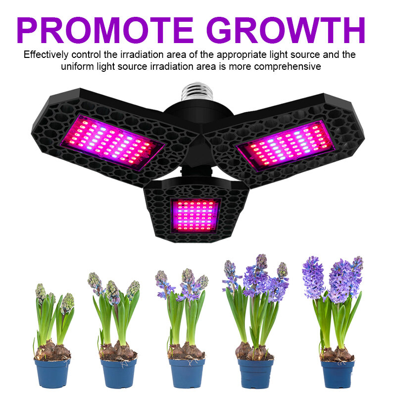 LED تنمو أضواء أنظمة المزارع المائية E27 LED تنمو نمو النبات مصباح داخلي زراعة أضواء لوحة 2835 الدفيئة نمو النبات مصباح