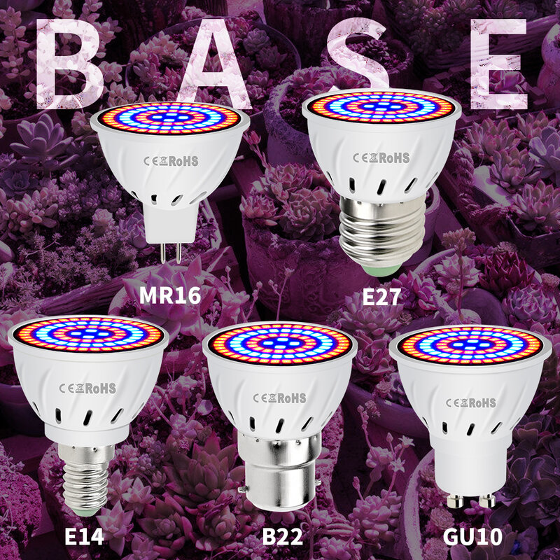 مصباح LED فيتو الطيف الكامل فيتو تنمو ضوء E27 Phytolamp للنباتات الزراعة المائية في الأماكن المغلقة زرع مصباح Led ضوء النمو لمبة