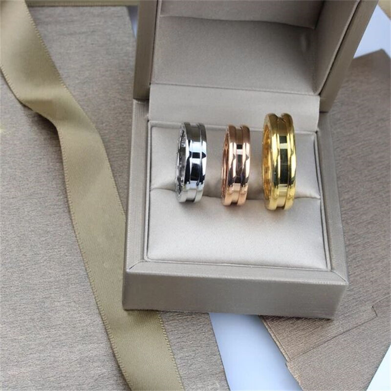 خاتم أصلي من الفضة الإسترليني 100% 925 مناسب للسيدات خاتم للزوجين باللون الذهبي الوردي خاتم كلاسيكي عالي الجودة هدايا مجوهرات