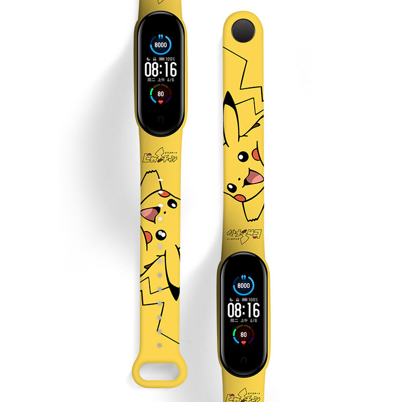 البوكيمون اللوني ساعة لعبة أنيمي بيكاتشو الكرتون الرقمية الالكترونية إضاءة مقاومة للماء سوار معصمه الاطفال هدية الكريسماس على مدار الساعة