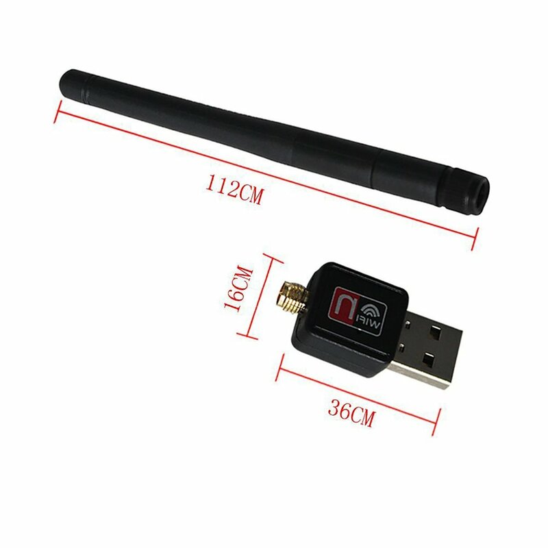 واي فاي محول محول USB لاسلكي 5.8GHz/2.4GHz واحد الفرقة 150Mbps USB محول 2dBi الهوائيات الخارجية يدعم ويندوز XP
