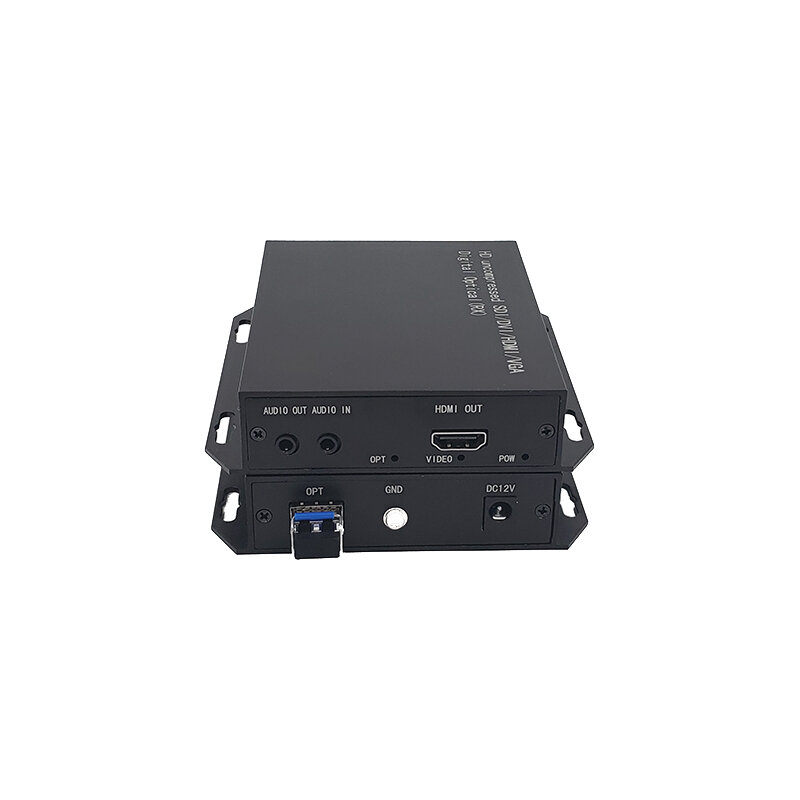 HDMI جهاز إرسال واستقبال بصري 1 قناة الفيديو اتجاهين audio3.5mm عالية الوضوح ضياع وغير مضغوط نقل الألياف البصرية