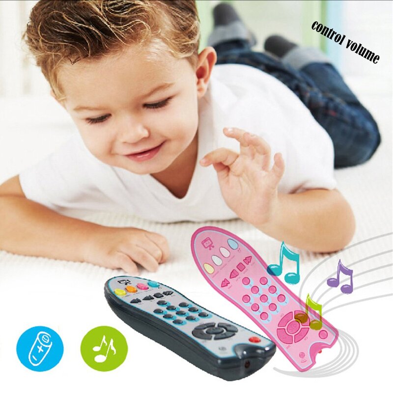 ألعاب الأطفال الموسيقى الهاتف المحمول التلفزيون التحكم عن بعد ألعاب تعليمية في وقت مبكر أرقام الكهربائية عن بعد آلة لعبة التعلم هدية للطفل