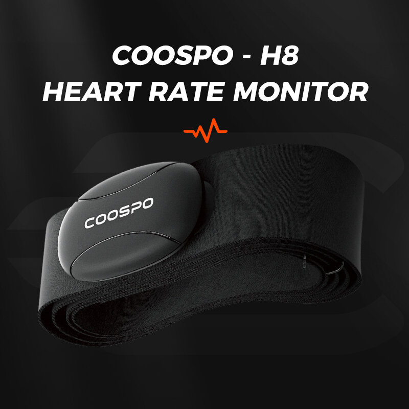 Coospo H8 الصدر مراقب معدل ضربات القلب حزام Bluetooth5.0 ANT + أجهزة لياقة خارجية الاستشعار IP67 Wateproof ل Wahoo Garmin Zwift