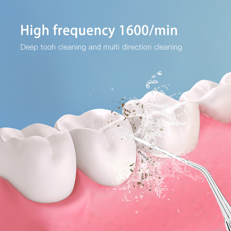 المحمولة الكهربائية الأسنان عن طريق الفم الري المنزلية قطن الأسنان ثلاثة وضع IPX7 مقاوم للماء ث/5 قطعة فوهات CE