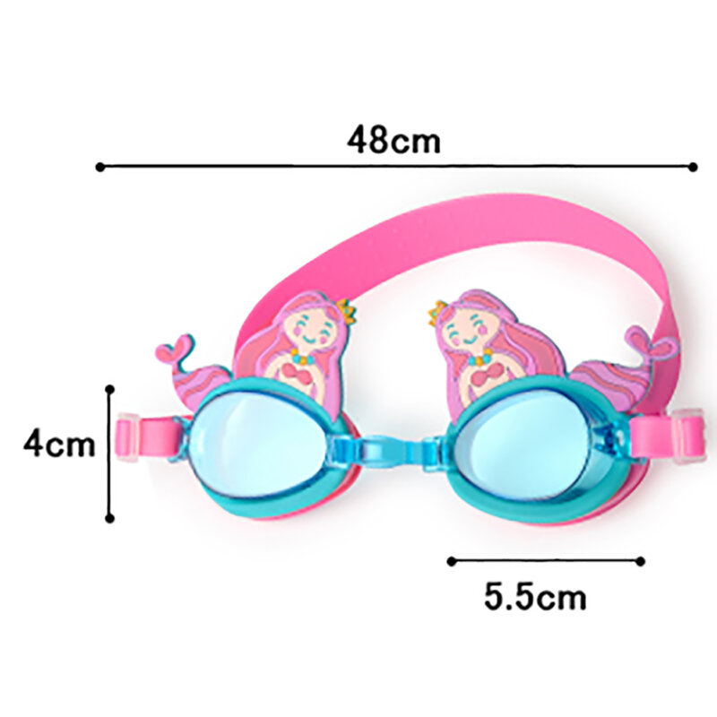 Winmax قابل للتعديل الاطفال نظارات الوقاية للسباحة مكافحة الضباب حمام سباحة مقاوم للماء الغوص المياه اكسسوارات نظارات لطيف نظارات نظارات