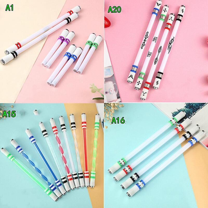 قلم دوار خاص مضاد للسقوط للأطفال ، مضاء ، ملون ، قلم دوار