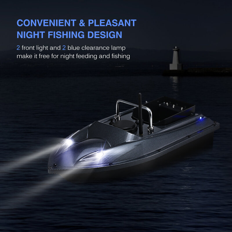 2023 C118 الذكية RC الطعم قارب اللعب اللاسلكية السمك مكتشف السفينة قارب التحكم عن بعد 500 متر قوارب الصيد قارب سريع الصيد أداة UK/EU #5