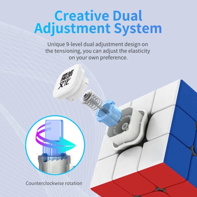 Moyu Weilong WRM 2021 النسخة لايت 3x3x3 المغناطيسي المكعب السحري WCA المهنية لغز سرعة مكعب ألعاب تعليمية