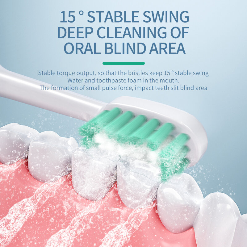 الأسنان نظافة فرشاة الأسنان التلقائي بالكامل اللمس الكهربائية المياه الخيط IPX7 مقاوم للماء عن طريق الفم الري النظافة قطن الأسنان أحدث