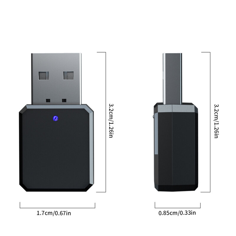 USB بلوتوث-متوافق 5.1 جهاز ريسيفر استقبال وإرسال 2 في 1/ 3 في 1EDR محول دونغل 3.5 مللي متر AUX للتلفزيون الكمبيوتر ستيريو سيارة HIFI الصوت