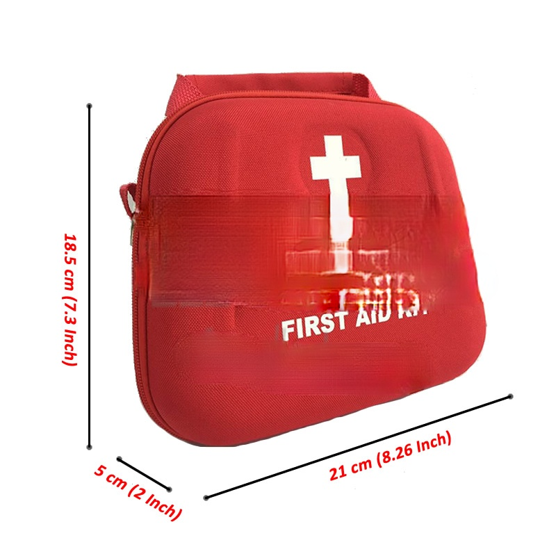 عالية الجودة الرئيسية المحمولة مقاوم للماء الإسعافات الأولية حقيبة إيفا الحمراء للأسرة أو السفر العلاج الطبي في حالات الطوارئ