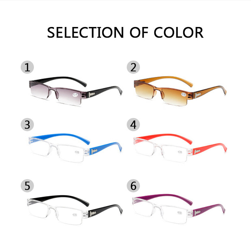 خصم كبير الاتجاه ضوء نظارات للقراءة الكلاسيكية بسيطة نظارات القراءة الموضة نظارات للقراءة الرجال والنساء بلون نظارات