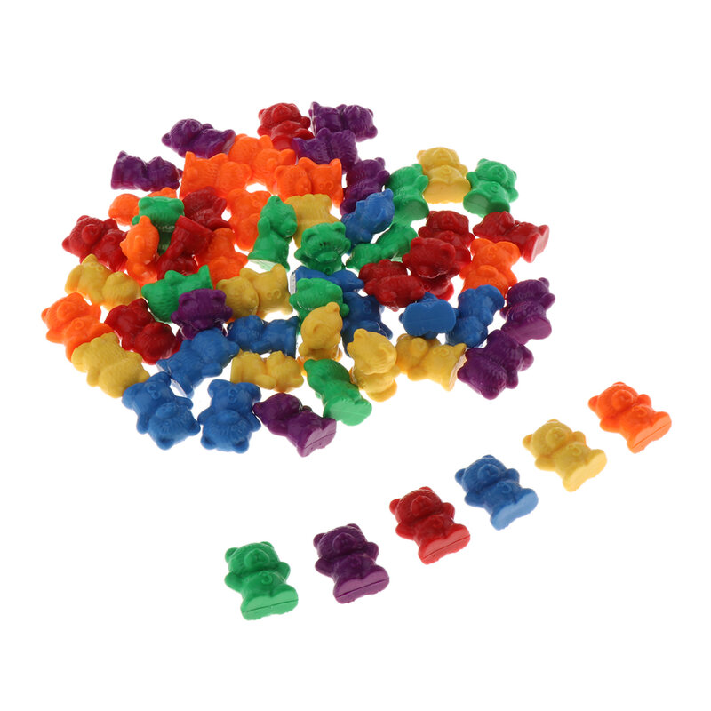 مضارب عد ملونة ، حزمة من 60 صندوقًا ، رائعة في مرحلة الطفولة المبكرة