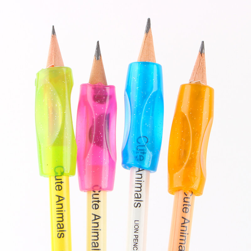 قلم رصاص للتدريب ، أداة تصحيح ، حامل قلم رصاص ، قابل للتحريك والتعلم ، للأطفال والطلاب ، 4 قطعة