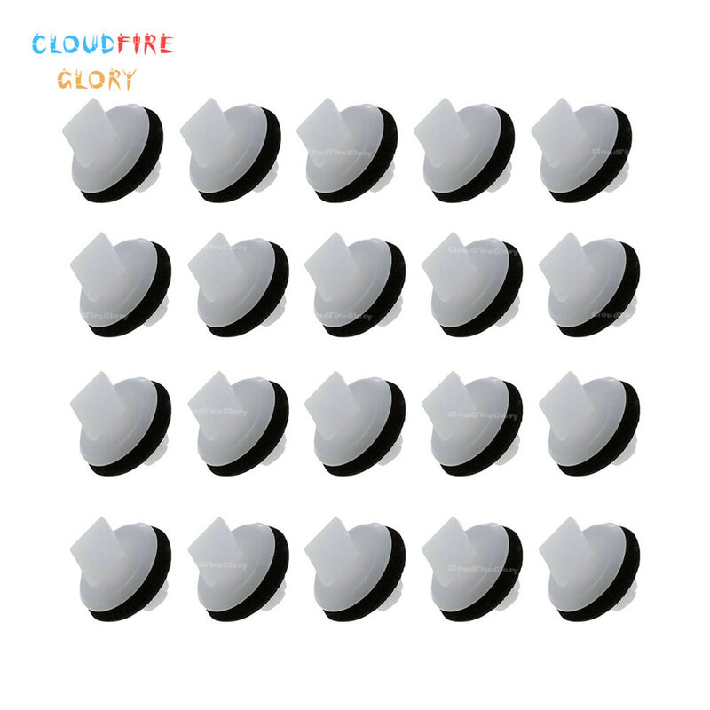 CloudFireGlory 76882-EW00B 76882EW00B 20 قطعة لوحة زخرفة الباب الخارجي دفع نوع التجنيب يصلح لنيسان 2011-2018