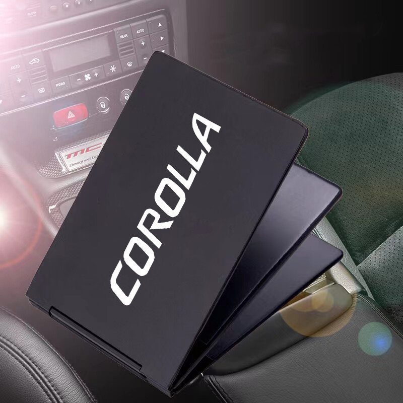 ل كورولا سيارة رخصة القيادة مجموعة الألومنيوم رقيقة حامل رخصة القيادة IDCover حالة سيارة القيادة وثائق السفر تمرير