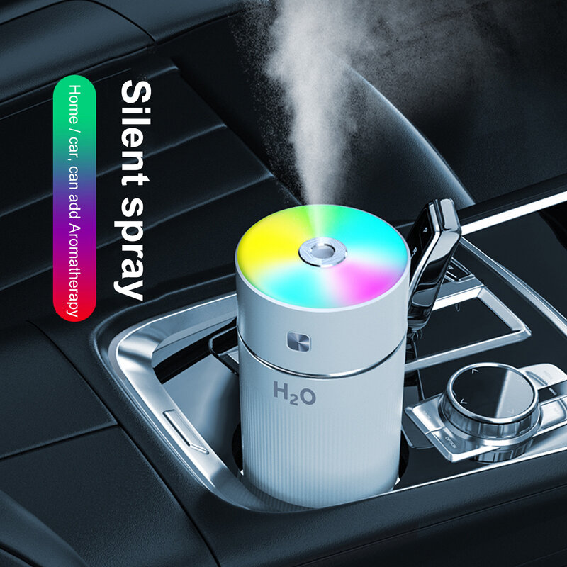 240 مللي المرطب المحمولة USB بالموجات فوق الصوتية الملونة كوب ناشر رائحة صانع ضباب رائع لتنقية الهواء مع ضوء للسيارة أدوات المنزل