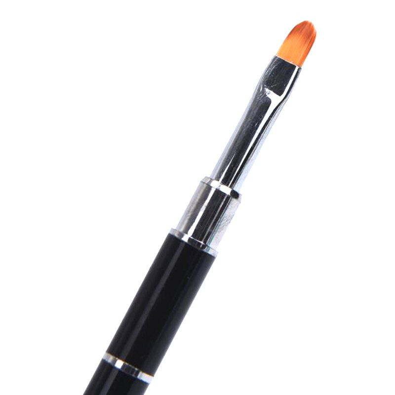 قلم أظافر مزدوج الغرض 2 في 1 ، ملحق مانيكير من الفولاذ المقاوم للصدأ ، للاستخدام المزدوج ، للتقليم والباديكير ، هلام متعدد الألوان