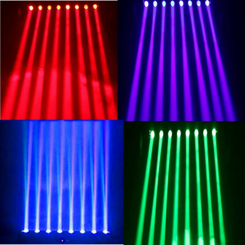8x12W RGBW متعدد الألوان LED شعاع متحرك رئيس متحرك ضوء المرحلة للدي جي مكان مع ضوء النهار القوي
