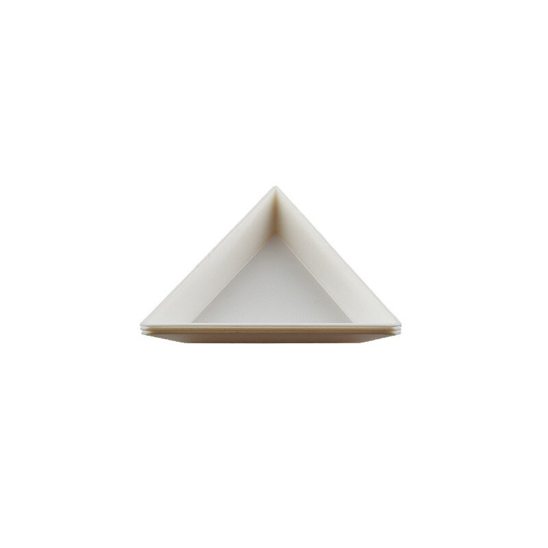 XUQIAN 6.5*1.4 سنتيمتر 30 قطعة الساخن بيع مع الأبيض مثلث حبة فرز صواني للمجوهرات اكسسوارات صواني L0033