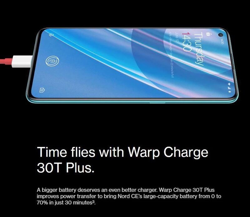 هاتف OnePlus Nord CE 5G إصدار أوروبي هاتف ذكي بمعالج سناب دراجون 750G 8GB 128GB 90Hz Amoled بشاشة شحن بخاصية الشحن 30T Plus 4500mAh هاتف محمول