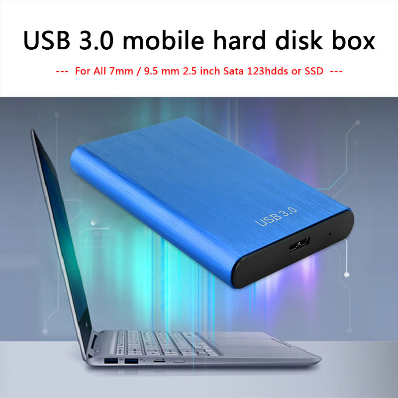 2.5 بوصة HDD Case SATA 3.0 إلى USB 3.0 5 Gbps HDD SSD الضميمة دعم جميع 7 مللي متر/9.5 مللي متر 2.5 بوصة SATA 1/2/3 HDD SSD صندوق خارجي
