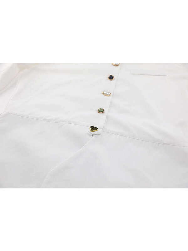 ربيع جديد نساء موضة تصميم قميص Blouses البلوزات فضفاضة عادية كم طويل الكورية نمط الإناث مكتب السيدات شيك بلوزة
