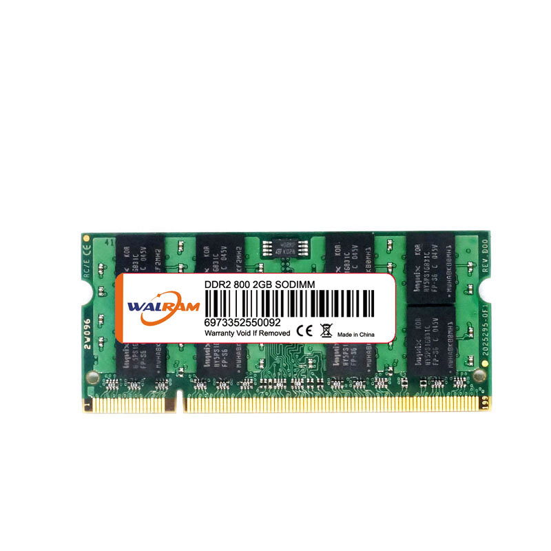 الكمبيوتر المحمول WALRAM DDR2 DDR3 ذاكرة الوصول العشوائي 2GB 1333MHz DDR3 sodimm الكمبيوتر المحمول ذاكرة الوصول العشوائي ram إنتل و AMD 1.8 فولت/1.5 فولت