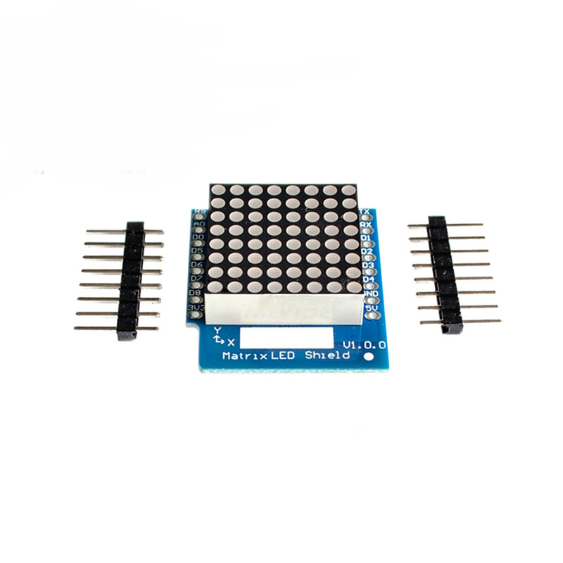 8x8 نقطة مصفوفة WEMOS D1 شاشة LED رقمية صغير ، إشارة وحدة تحكم الناتج LED درع المجلس V1.0.0 لاردوينو
