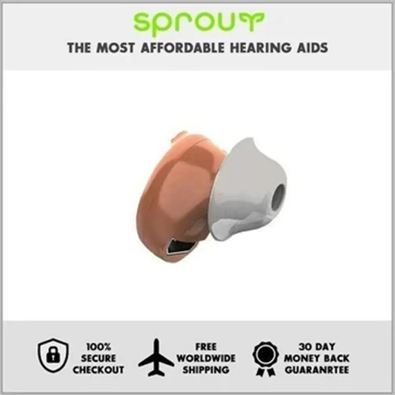 سماعة أذن صغيرة الحجم المعونة مكبر صوت لاسلكي صغير مساعدات للسمع لكبار السن أفضل جهاز السمع غير مرئية شحن مجاني