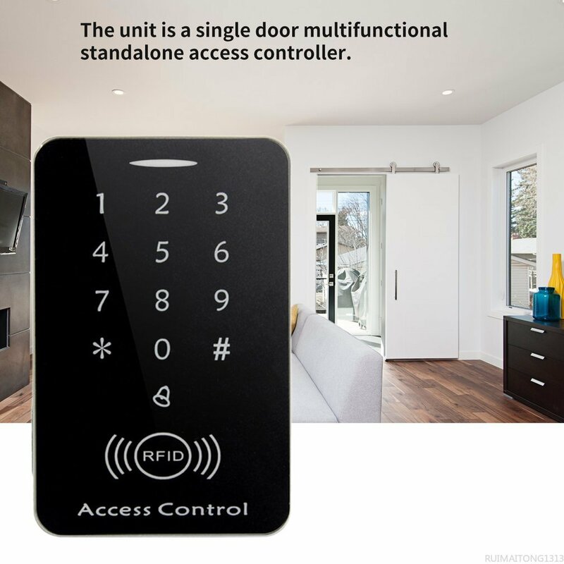 2022.Standalone Access Control Card Reader with Digital Keypad+10 TK4100 Keys for Home/apartment/factory Secure System