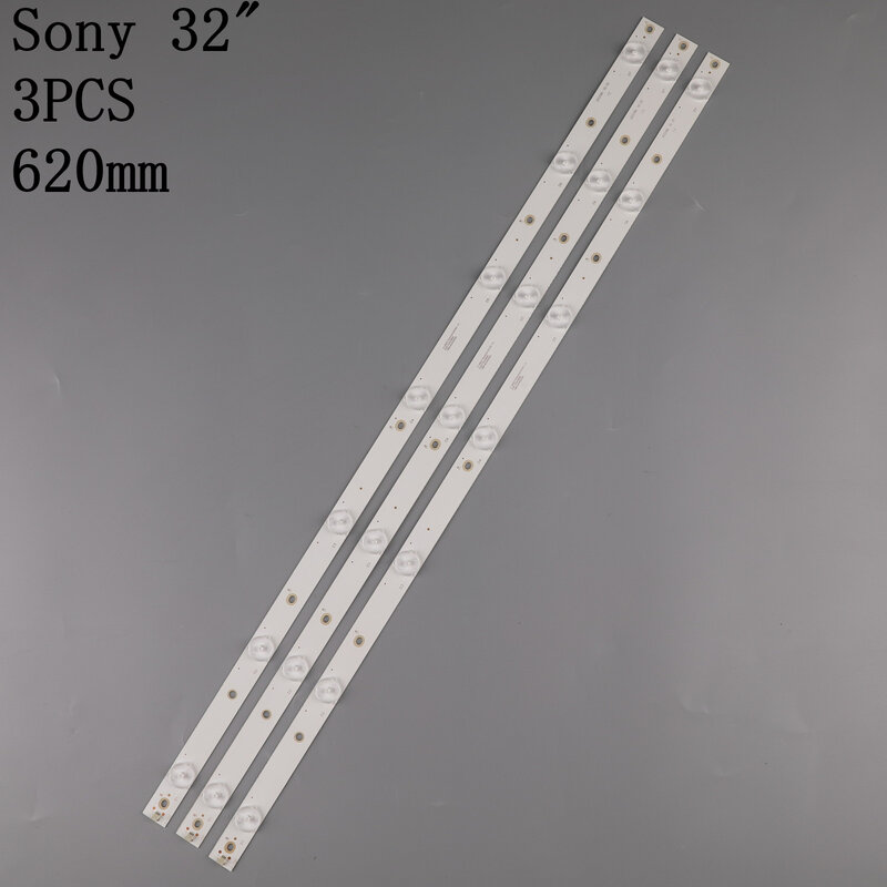 3 قطعة 7LED(3V) 620 مللي متر LED شريط إضاءة خلفي ل 32PFT4131 32PHH4101 GJ-2K16 D2P5-315 D307-V2 01N19 01N18 KDL-32R330D 32PHT5301